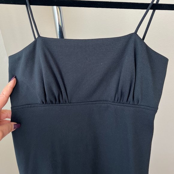 Vintage Spaghetti Strap Umpire Gown - Picture 7 of 8